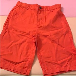 Never worn size 14 orange boys short